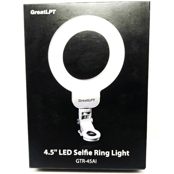 Rechargeable LED Selfie Ring Light Portable Clip-On - Picture 4 of 9